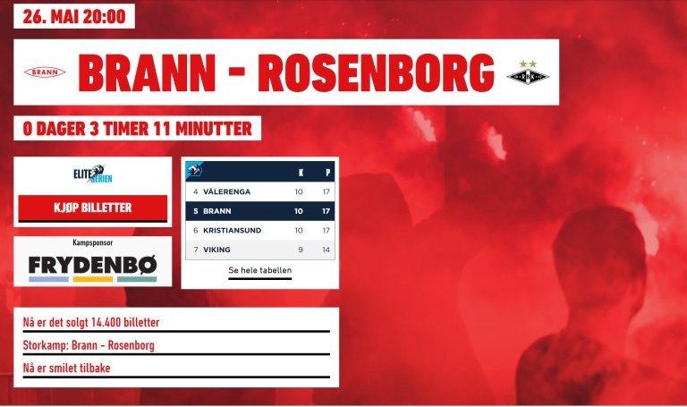 Kampmodulen fase 1. Denne står på frem til kampen blåses i gang.